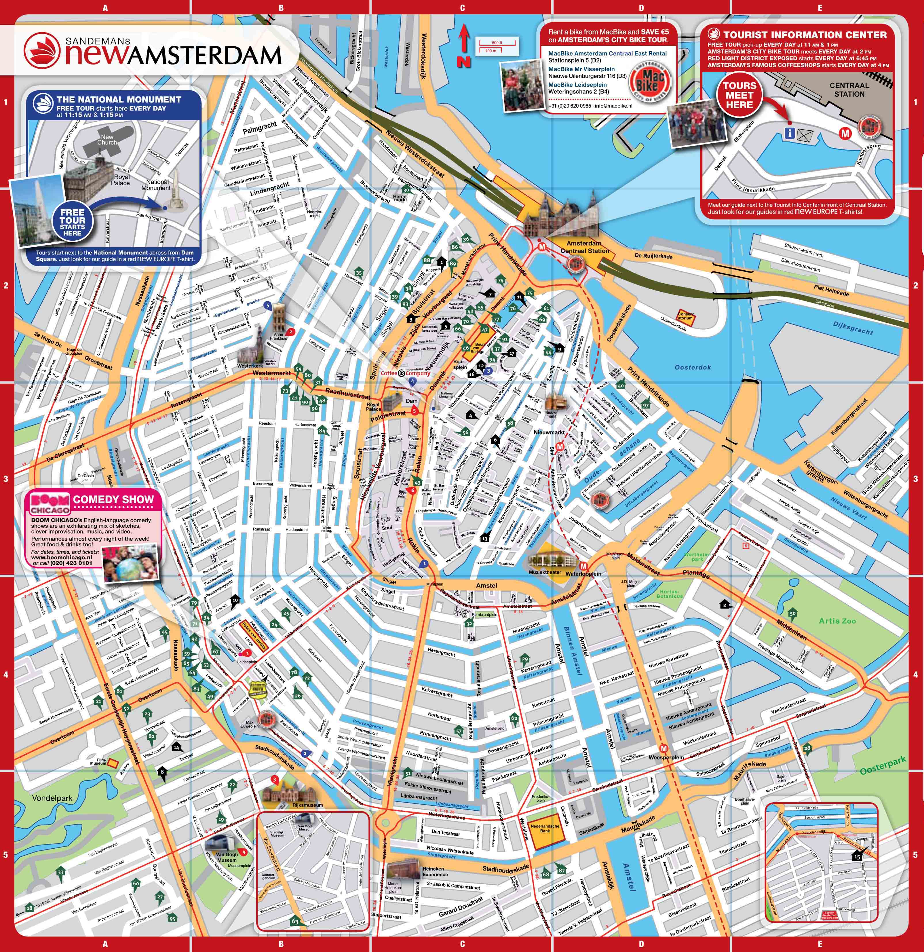 Mapa de Amsterdam!