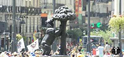 Símbolo da cidade de Madri, localizado na Puerta del Sol
