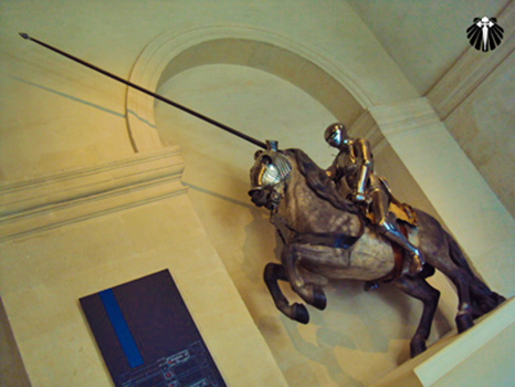 Cavaleiro Medieval no Museu das Armas, anexo ao museu dos Inválidos. Thumb