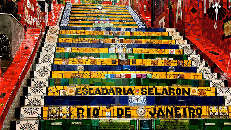 Escadaria de Selaron na Lapa